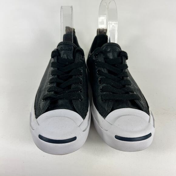 Converse Jack Purcell Sneakers Women's 6.5 Black Lace Up Running Shoes 151483C - Picture 4 of 10